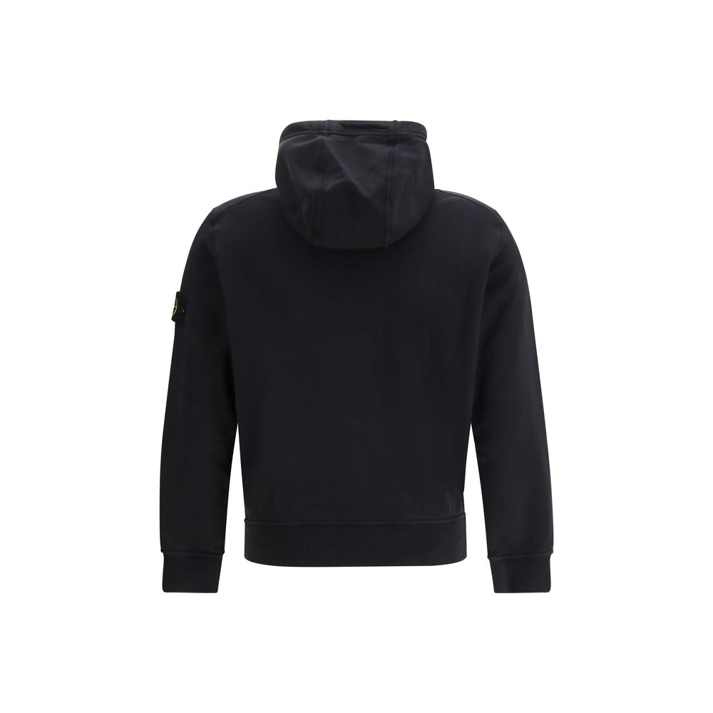 Black Cotton Sweatshirt