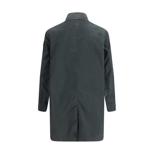 Gray Polyester Coat