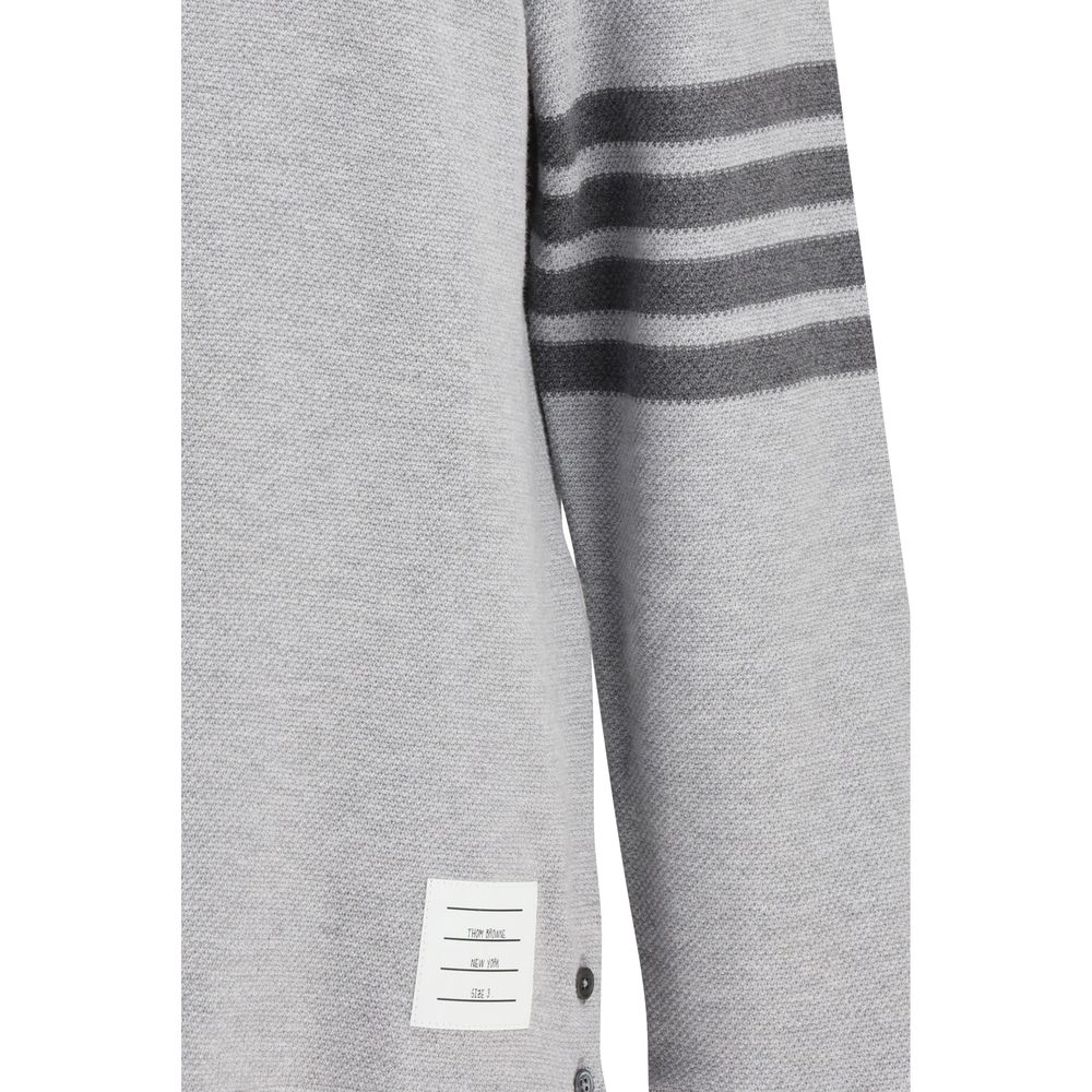 Gray Cotton Polo Shirt