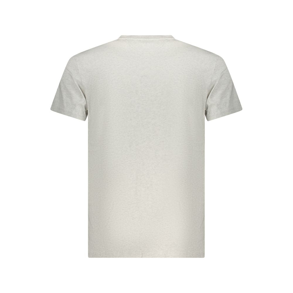 Gray Cotton Men's T-Shirt