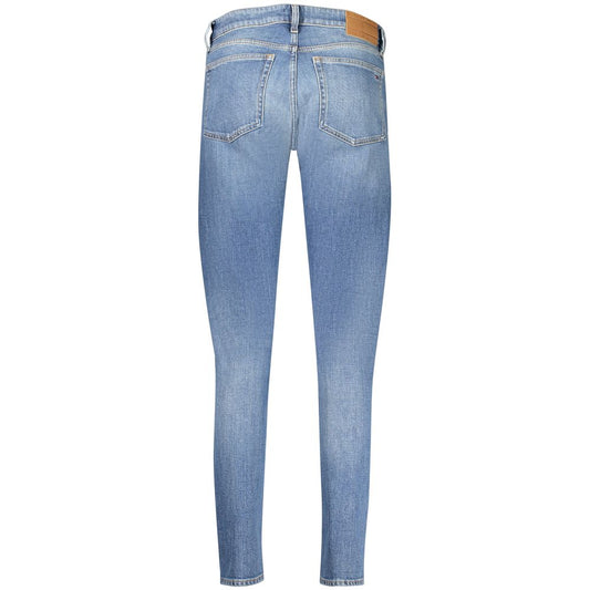 Blue Cotton Women's Slim Jeans