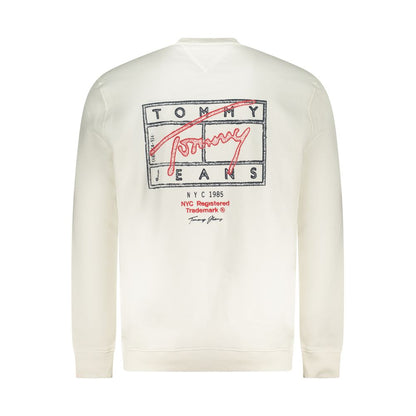 White Cotton Men's Sweatshirt