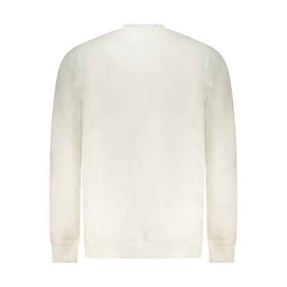 White Cotton Men's Sweatshirt
