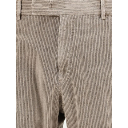 Beige Cotton Pants