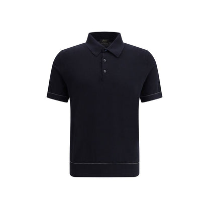 Black Cotton Polo Shirt