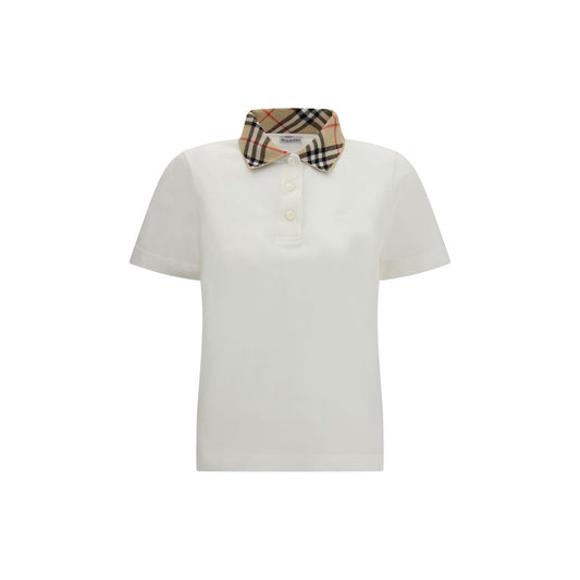 White Cotton Polo Shirt