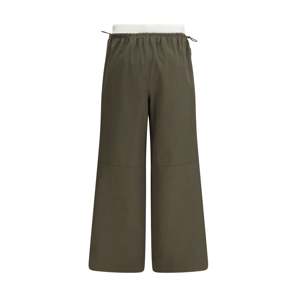 Bicolor Cotton Casual Pants