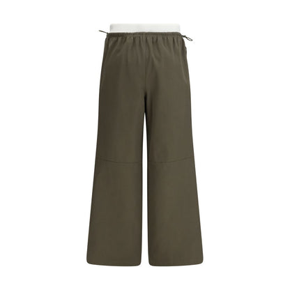 Bicolor Cotton Casual Pants