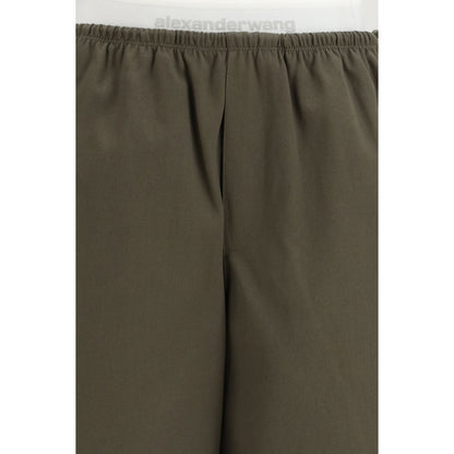 Bicolor Cotton Casual Pants