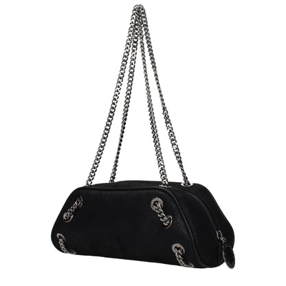 Black Leather Shoulder Bag