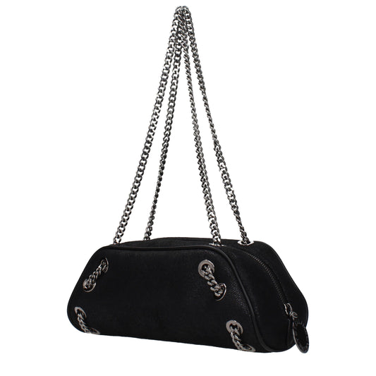 Black Leather Shoulder Bag