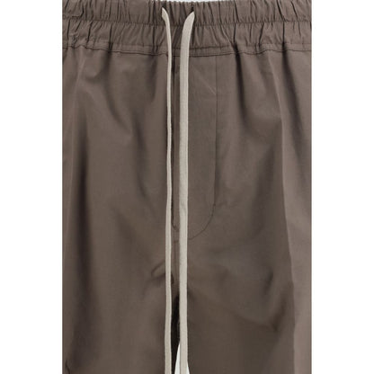 Brown Viscose Casual Pants