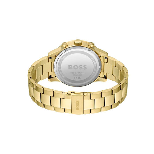 Gold Stainless Steel Dress Watch