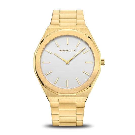 Gold Stainless Steel Dress Watch
