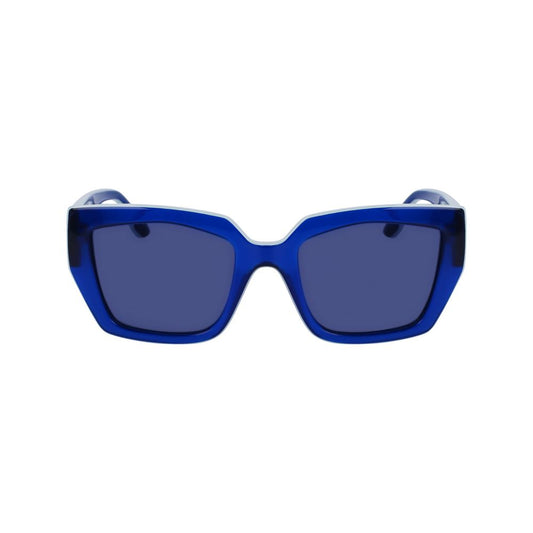 Blue Injected Sunglasses