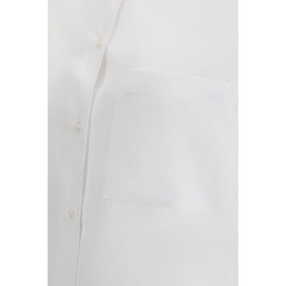 White Cotton Dress Shirt