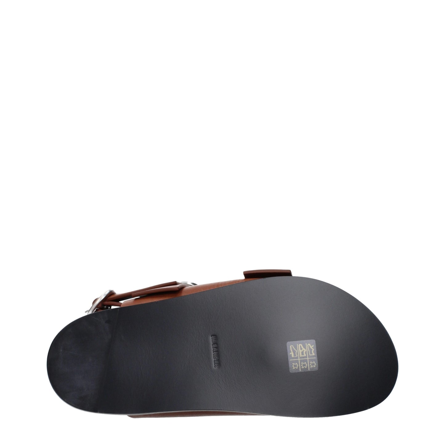 Brown Leather Strap-On Sandals