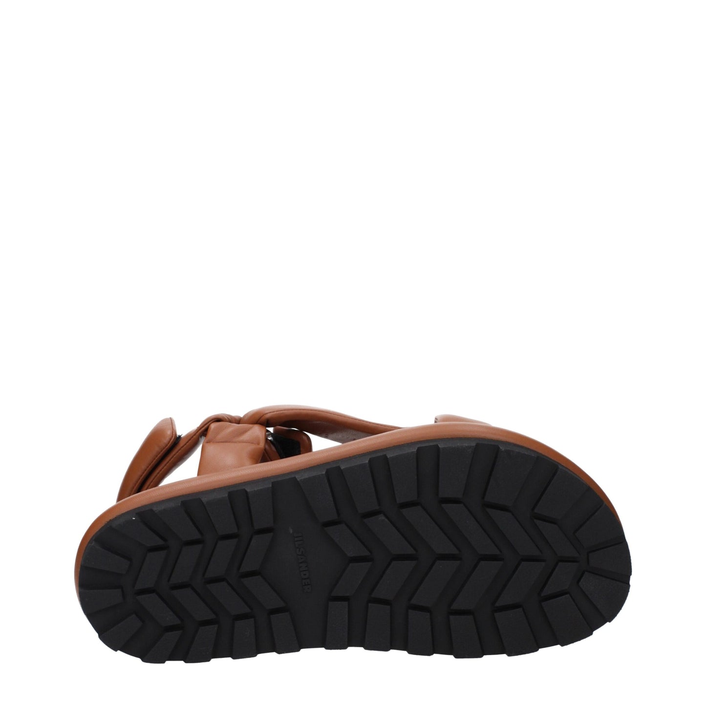 Brown Leather Strap-On Sandals