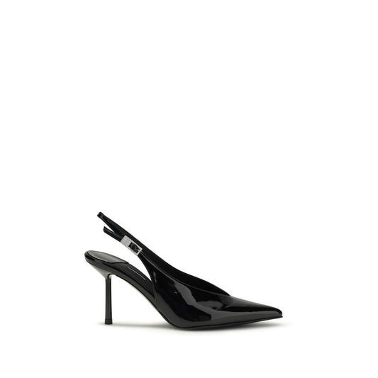 Black Calf Leather Bos Taurus High Heel Pumps