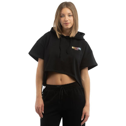 Black Cotton Sweatshirt