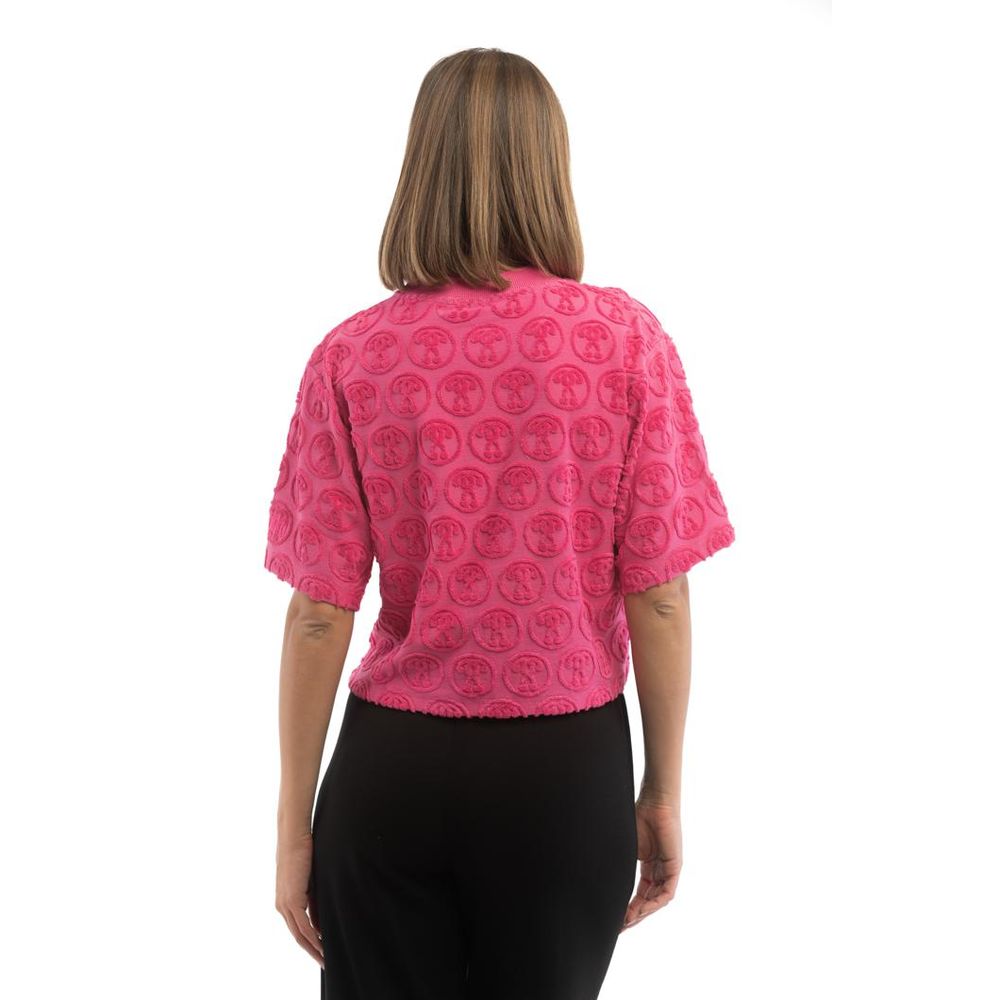 Fuchsia Cotton T-Shirt
