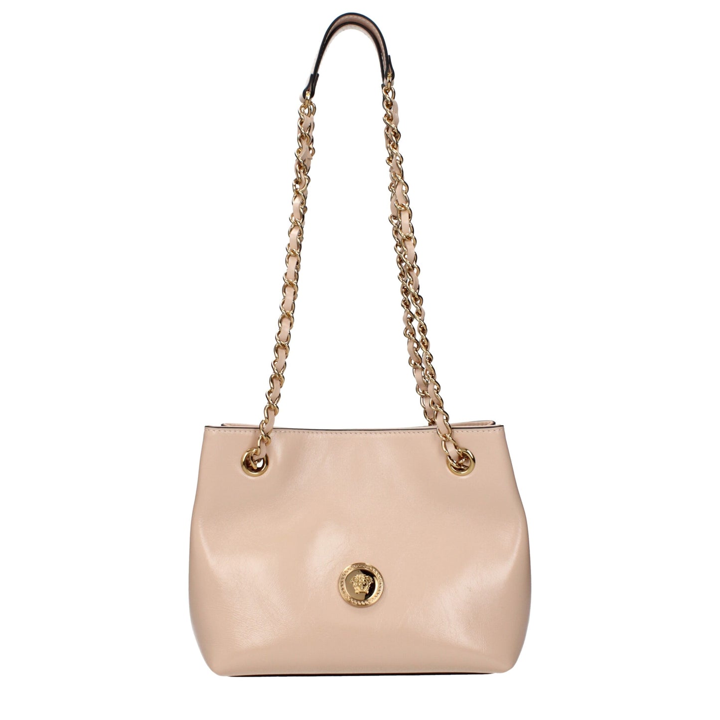 Pink Leather Shoulder Bag
