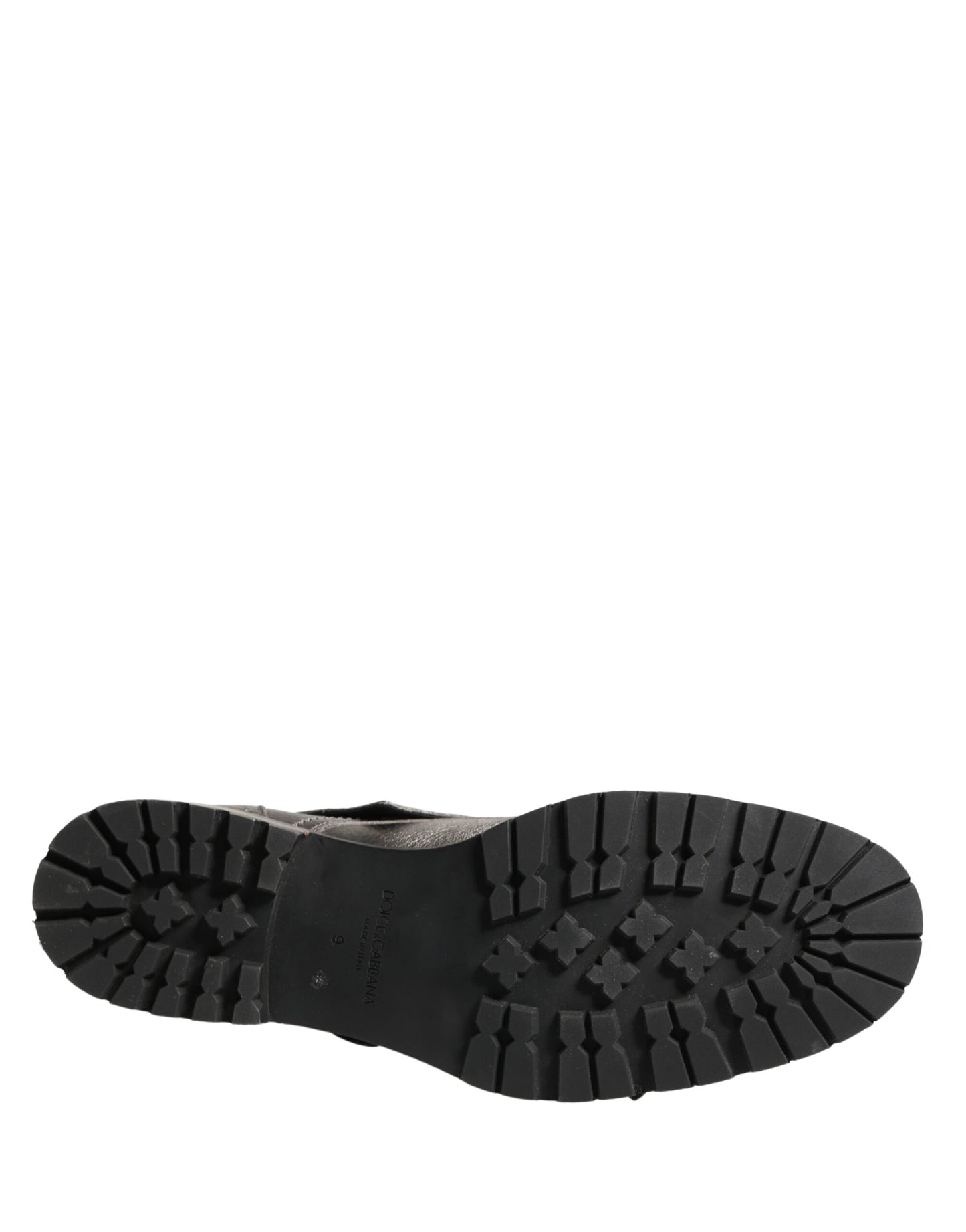 Metallic Silver Leather Buckle Ankle Boots Shoes