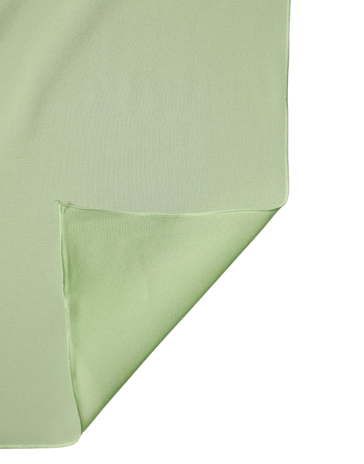 Light Green Silk Neck Wrap Shawl Stole 200cm x 64cm  Scarf