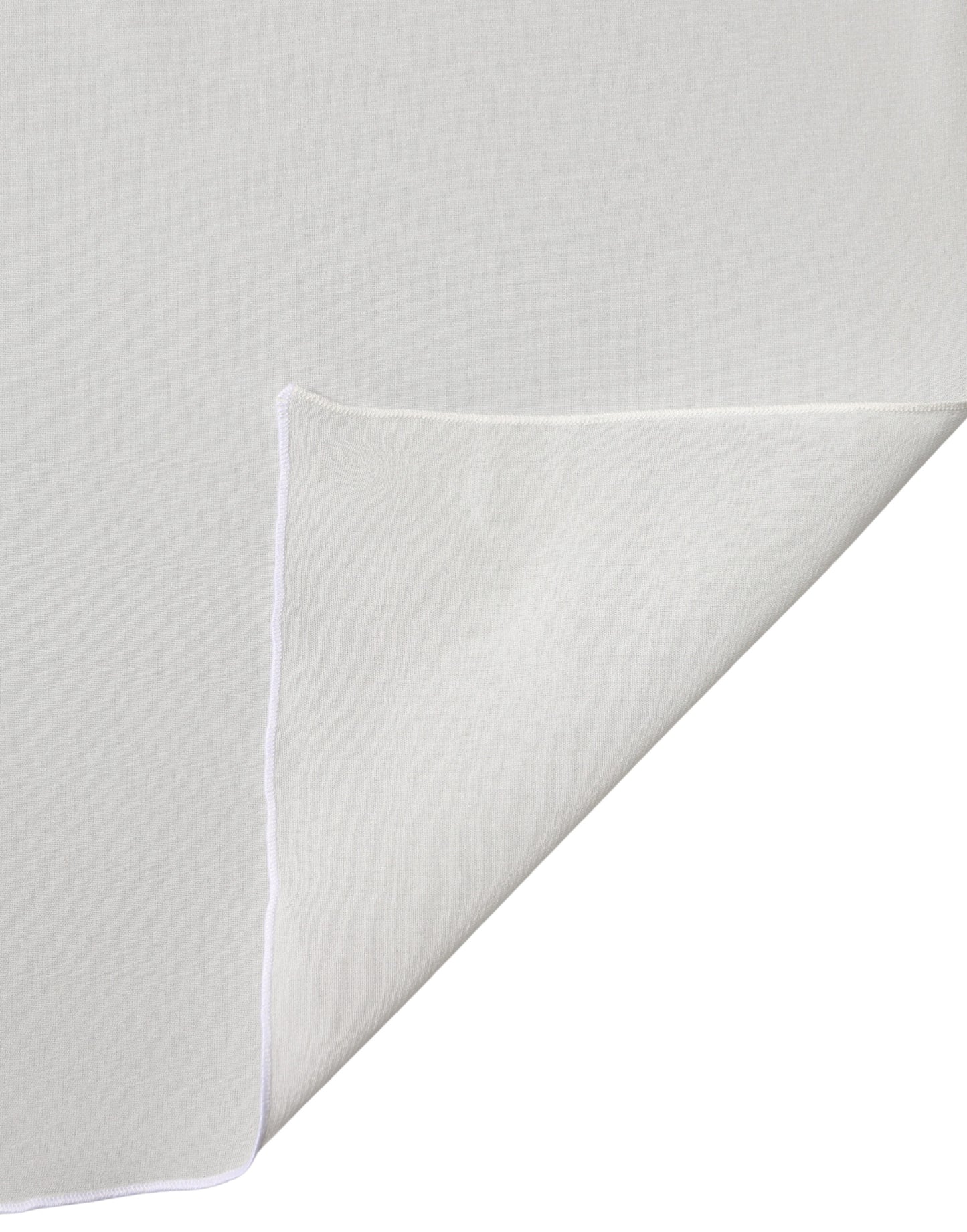 Off White Silk Neck Wrap Shawl Stole 200cm x 64cm Scarf