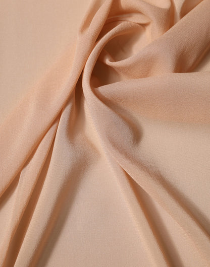 Beige Silk Neck Wrap Shawl Women Stole 200cm x 64cm Scarf