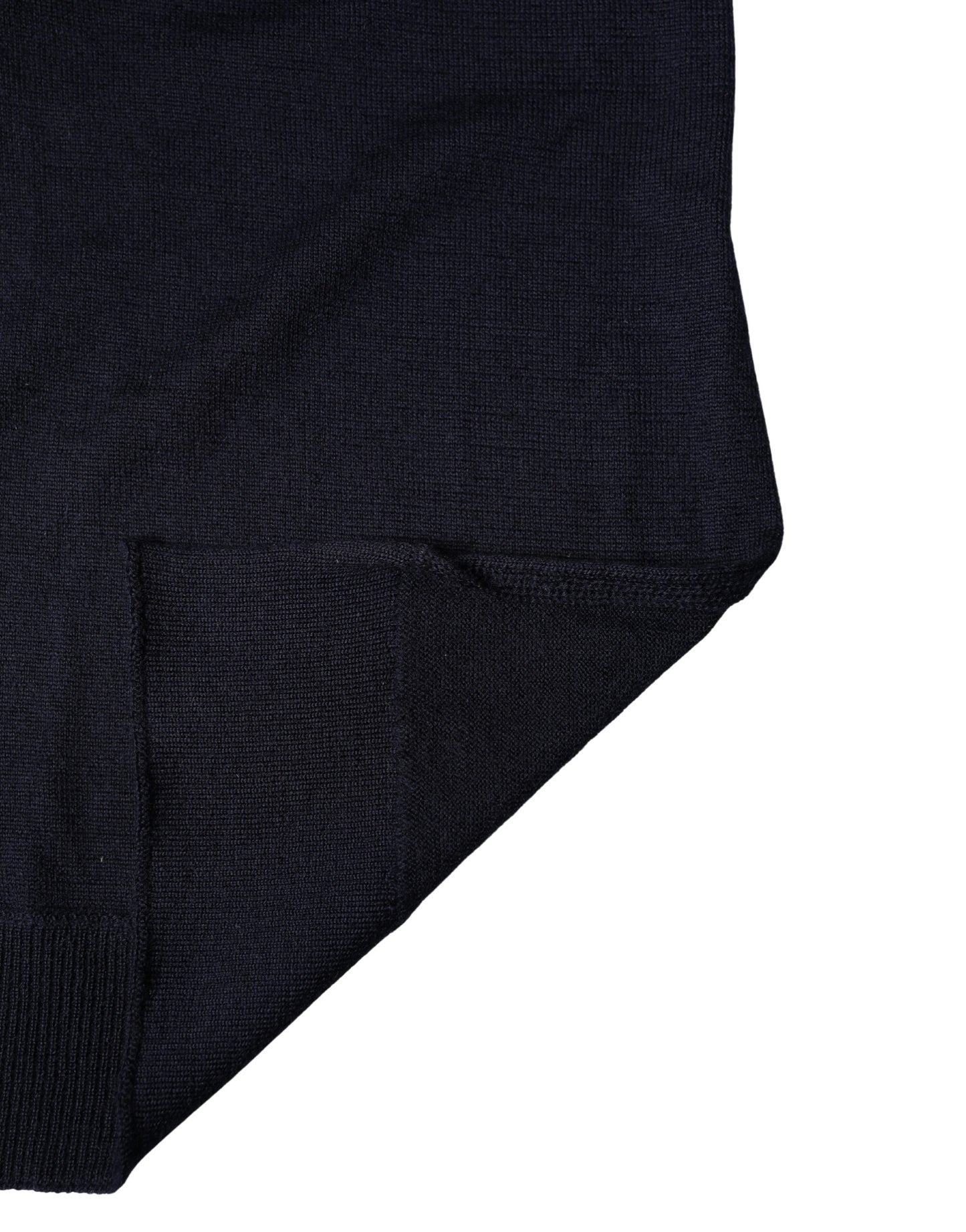 Black Wool Knitted Shawl Neck Wrap 200cm x 25cm  Scarf