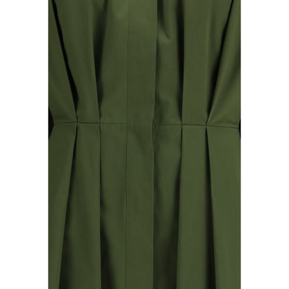 Bicolor Cotton Casual Dress