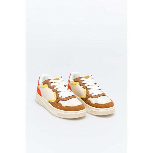 Multicolor Cowhide Low Top Sneakers