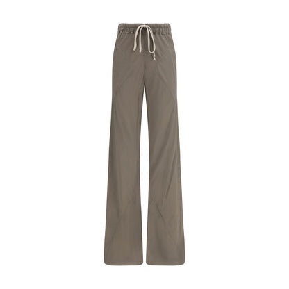 Brown Silk Casual Pants
