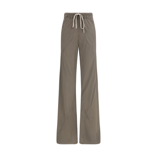 Brown Silk Casual Pants