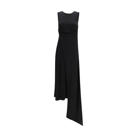 Black Viscose Casual Dress