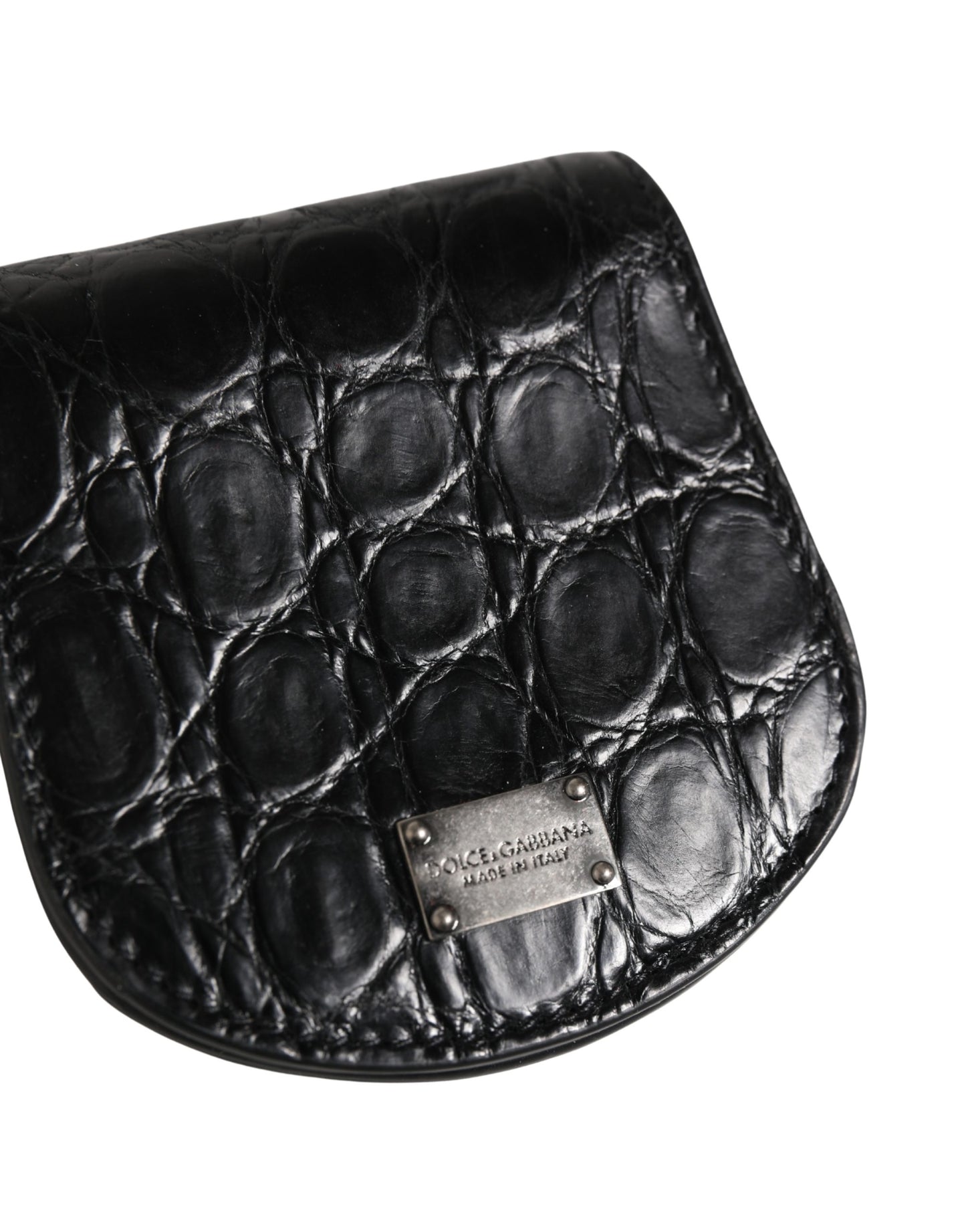 Black Exotic Skin Condom Case Holder Pocket Wallet