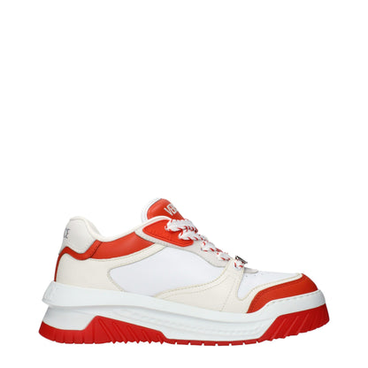 White Leather Athletic Sneakers