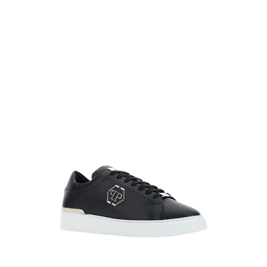 Black Rubber Low Top Sneakers