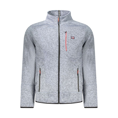 Azzurro Polyester Men Sweatshirt