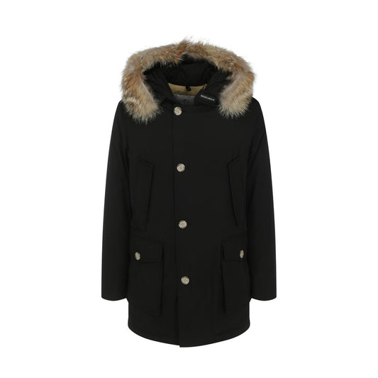 Black Cotton Parka