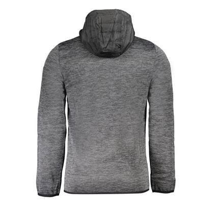 Grigio Polyester Men Jacket