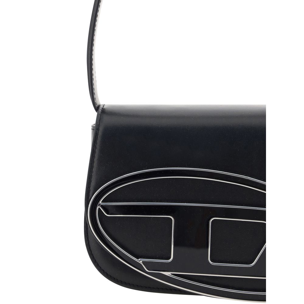 Black Calf Leather Bos Taurus Shoulder Bag