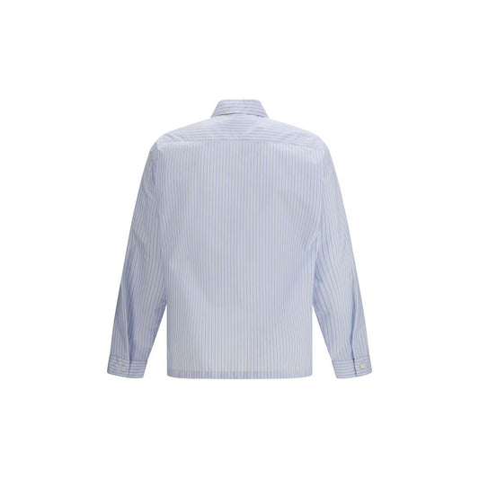 Blue Polyamide Pattern Shirt