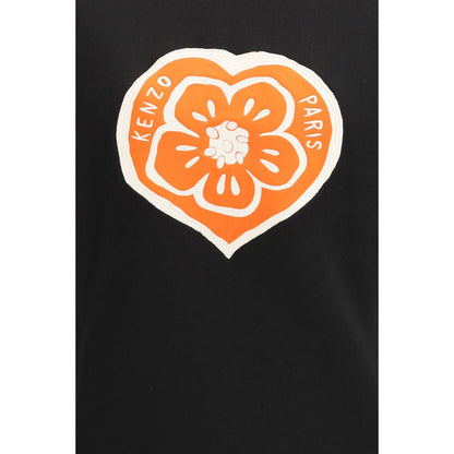 Black Cotton Sweatshirt