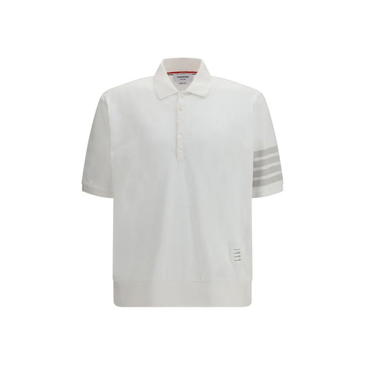 White Cotton Polo Shirt