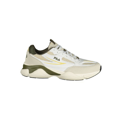 Bianco Polyester Mens Sneaker