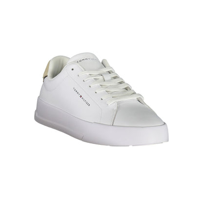 Bianco Polyurethane Men Sneaker