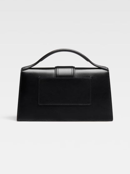 Black Leather Le Grand Bambino Handbag
