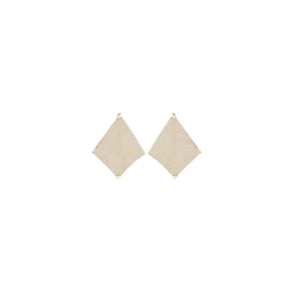 Gold Brass Earrings